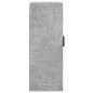 vidaXL Armadietti a Parete 2 pz Grigio Cemento in Legno Multistrato vidaXL Armadietti a Parete 2 pz Grigio Cemento in Legno Multistrato