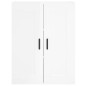 vidaXL Armadietti a Parete 2 pz Bianco Lucido in Legno Multistrato vidaXL Armadietti a Parete 2 pz Bianco Lucido in Legno Multistrato