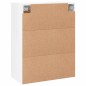 vidaXL Armadietti a Parete 2 pz Bianco Lucido in Legno Multistrato vidaXL Armadietti a Parete 2 pz Bianco Lucido in Legno Multistrato