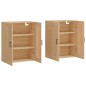 vidaXL Armadietti a Parete 2 pz Rovere Sonoma in Legno Multistrato vidaXL Armadietti a Parete 2 pz Rovere Sonoma in Legno Multistrato