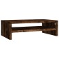 vidaXL Supporto per Monitor Rovere Fumo 42x24x13 cm Legno Multistrato vidaXL Supporto per Monitor Rovere Fumo 42x24x13 cm Legno Multistrato