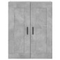 vidaXL Armadietti a Parete 2 pz Grigio Cemento in Legno Multistrato vidaXL Armadietti a Parete 2 pz Grigio Cemento in Legno Multistrato