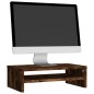 vidaXL Supporto per Monitor Rovere Fumo 42x24x13 cm Legno Multistrato vidaXL Supporto per Monitor Rovere Fumo 42x24x13 cm Legno Multistrato
