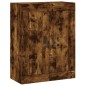vidaXL Armadietti a Parete 2 pz Rovere Fumo in Legno Multistrato vidaXL Armadietti a Parete 2 pz Rovere Fumo in Legno Multistrato