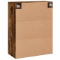 vidaXL Armadietti a Parete 2 pz Rovere Fumo in Legno Multistrato vidaXL Armadietti a Parete 2 pz Rovere Fumo in Legno Multistrato