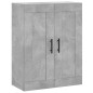 vidaXL Armadietti a Parete 2 pz Grigio Cemento in Legno Multistrato vidaXL Armadietti a Parete 2 pz Grigio Cemento in Legno Multistrato