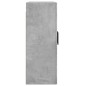 vidaXL Armadietti a Parete 2 pz Grigio Cemento in Legno Multistrato vidaXL Armadietti a Parete 2 pz Grigio Cemento in Legno Multistrato