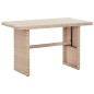 Tavolo da Giardino Beige 110x60x67 cm in Polyrattan Tavolo da Giardino Beige 110x60x67 cm in Polyrattan
