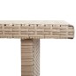 Tavolo da Giardino Beige 110x60x67 cm in Polyrattan Tavolo da Giardino Beige 110x60x67 cm in Polyrattan