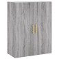 vidaXL Credenza Grigio Sonoma 69,5x34x180 cm in Legno Multistrato vidaXL Credenza Grigio Sonoma 69,5x34x180 cm in Legno Multistrato