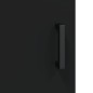 vidaXL Credenza Nera 69,5x34x180 cm in Legno Multistrato vidaXL Credenza Nera 69,5x34x180 cm in Legno Multistrato