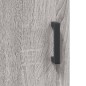vidaXL Credenza Grigio Sonoma 69,5x34x180 cm in Legno Multistrato vidaXL Credenza Grigio Sonoma 69,5x34x180 cm in Legno Multistrato