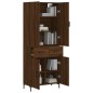 vidaXL Credenza Rovere Marrone 69,5x34x180 cm in Legno Multistrato vidaXL Credenza Rovere Marrone 69,5x34x180 cm in Legno Multistrato