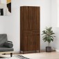 vidaXL Credenza Rovere Marrone 69,5x34x180 cm in Legno Multistrato vidaXL Credenza Rovere Marrone 69,5x34x180 cm in Legno Multistrato