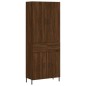 vidaXL Credenza Rovere Marrone 69,5x34x180 cm in Legno Multistrato vidaXL Credenza Rovere Marrone 69,5x34x180 cm in Legno Multistrato