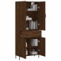vidaXL Credenza Rovere Marrone 69,5x34x180 cm in Legno Multistrato vidaXL Credenza Rovere Marrone 69,5x34x180 cm in Legno Multistrato