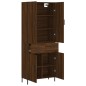 vidaXL Credenza Rovere Marrone 69,5x34x180 cm in Legno Multistrato vidaXL Credenza Rovere Marrone 69,5x34x180 cm in Legno Multistrato