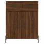 vidaXL Credenza Rovere Marrone 69,5x34x180 cm in Legno Multistrato vidaXL Credenza Rovere Marrone 69,5x34x180 cm in Legno Multistrato