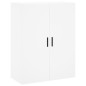 vidaXL Credenza Bianca 69,5x34x180 cm in Legno Multistrato vidaXL Credenza Bianca 69,5x34x180 cm in Legno Multistrato