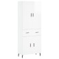 vidaXL Credenza Bianco Lucido 69,5x34x180 cm in Legno Multistrato vidaXL Credenza Bianco Lucido 69,5x34x180 cm in Legno Multistrato