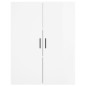 vidaXL Credenza Bianco Lucido 69,5x34x180 cm in Legno Multistrato vidaXL Credenza Bianco Lucido 69,5x34x180 cm in Legno Multistrato