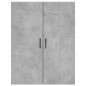 vidaXL Credenza Grigio Cemento 69,5x34x180 cm in Legno Multistrato vidaXL Credenza Grigio Cemento 69,5x34x180 cm in Legno Multistrato