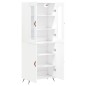 vidaXL Credenza Bianca 69,5x34x180 cm in Legno Multistrato vidaXL Credenza Bianca 69,5x34x180 cm in Legno Multistrato