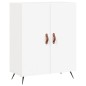 vidaXL Credenza Bianca 69,5x34x180 cm in Legno Multistrato vidaXL Credenza Bianca 69,5x34x180 cm in Legno Multistrato