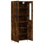 vidaXL Credenza Rovere Fumo 69,5x34x180 cm in Legno Multistrato vidaXL Credenza Rovere Fumo 69,5x34x180 cm in Legno Multistrato