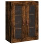 vidaXL Credenza Rovere Fumo 69,5x34x180 cm in Legno Multistrato vidaXL Credenza Rovere Fumo 69,5x34x180 cm in Legno Multistrato