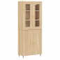 vidaXL Credenza Rovere Sonoma 69,5x34x180 cm in Legno Multistrato vidaXL Credenza Rovere Sonoma 69,5x34x180 cm in Legno Multistrato