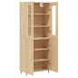 vidaXL Credenza Rovere Sonoma 69,5x34x180 cm in Legno Multistrato vidaXL Credenza Rovere Sonoma 69,5x34x180 cm in Legno Multistrato