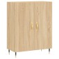 vidaXL Credenza Rovere Sonoma 69,5x34x180 cm in Legno Multistrato vidaXL Credenza Rovere Sonoma 69,5x34x180 cm in Legno Multistrato