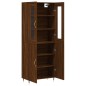 vidaXL Credenza Rovere Marrone 69,5x34x180 cm in Legno Multistrato vidaXL Credenza Rovere Marrone 69,5x34x180 cm in Legno Multistrato