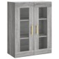vidaXL Credenza Grigio Sonoma 69,5x34x180 cm in Legno Multistrato vidaXL Credenza Grigio Sonoma 69,5x34x180 cm in Legno Multistrato