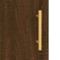 vidaXL Credenza Rovere Marrone 69,5x34x180 cm in Legno Multistrato vidaXL Credenza Rovere Marrone 69,5x34x180 cm in Legno Multistrato