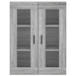 vidaXL Credenza Grigio Sonoma 69,5x34x180 cm in Legno Multistrato vidaXL Credenza Grigio Sonoma 69,5x34x180 cm in Legno Multistrato