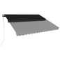 Tenda da Sole Retrattile Automatica 400x300 cm Antracite Tenda da Sole Retrattile Automatica 400x300 cm Antracite