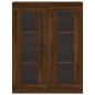 vidaXL Credenza Rovere Marrone 69,5x34x180 cm in Legno Multistrato vidaXL Credenza Rovere Marrone 69,5x34x180 cm in Legno Multistrato