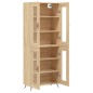 vidaXL Credenza Rovere Sonoma 69,5x34x180 cm in Legno Multistrato vidaXL Credenza Rovere Sonoma 69,5x34x180 cm in Legno Multistrato