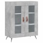vidaXL Credenza Grigio Cemento 69,5x34x180 cm in Legno Multistrato vidaXL Credenza Grigio Cemento 69,5x34x180 cm in Legno Multistrato