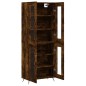 vidaXL Credenza Rovere Fumo 69,5x34x180 cm in Legno Multistrato vidaXL Credenza Rovere Fumo 69,5x34x180 cm in Legno Multistrato