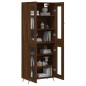 vidaXL Credenza Rovere Marrone 69,5x34x180 cm in Legno Multistrato vidaXL Credenza Rovere Marrone 69,5x34x180 cm in Legno Multistrato