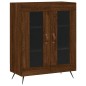 vidaXL Credenza Rovere Marrone 69,5x34x180 cm in Legno Multistrato vidaXL Credenza Rovere Marrone 69,5x34x180 cm in Legno Multistrato