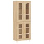 vidaXL Credenza Rovere Sonoma 69,5x34x180 cm in Legno Multistrato vidaXL Credenza Rovere Sonoma 69,5x34x180 cm in Legno Multistrato