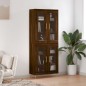vidaXL Credenza Rovere Marrone 69,5x34x180 cm in Legno Multistrato vidaXL Credenza Rovere Marrone 69,5x34x180 cm in Legno Multistrato