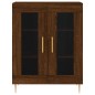 vidaXL Credenza Rovere Marrone 69,5x34x180 cm in Legno Multistrato vidaXL Credenza Rovere Marrone 69,5x34x180 cm in Legno Multistrato