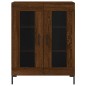 vidaXL Credenza Rovere Marrone 69,5x34x180 cm in Legno Multistrato vidaXL Credenza Rovere Marrone 69,5x34x180 cm in Legno Multistrato