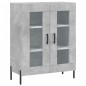 vidaXL Credenza Grigio Cemento 69,5x34x180 cm in Legno Multistrato vidaXL Credenza Grigio Cemento 69,5x34x180 cm in Legno Multistrato