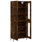 vidaXL Credenza Rovere Fumo 69,5x34x180 cm in Legno Multistrato vidaXL Credenza Rovere Fumo 69,5x34x180 cm in Legno Multistrato